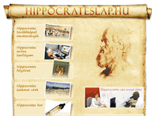 Tablet Screenshot of hippocrateslap.hu